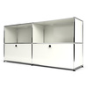 Sideboard 2x2 mit 2 Klapptüren, Weiss